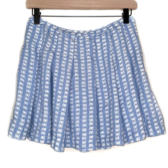 Urban Outfitters Cecile Pleated Mini Skirt Butterfly Print - Picture 3 of 8